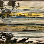 Öl auf handgeschöpftem Büttenpapier - 27 cm x 37 cm - 2019