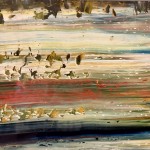 Öl auf handgeschöpftem Büttenpapier - 27 cm x 37 cm - 2019