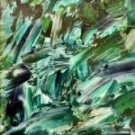 Öl auf handgeschöpftem Büttenpapier - 27 cm x 37 cm - 2019