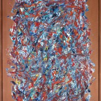 Öl und Kupferpaste auf Leinwand - 100 cm x 70 cm - 2021 - sold